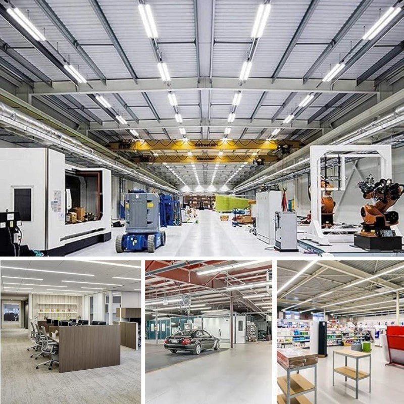 Super Bright V Shaped 8FT 270° Angel, 4 Row LEDs 80W 10800lm 6500K Cold White, 8 Foot FA8 Single Pin LED Tube Lights, T8 T10 T12 LED Tube Lights, Clear PC Cover, Dual-Ended Power AC100-277V