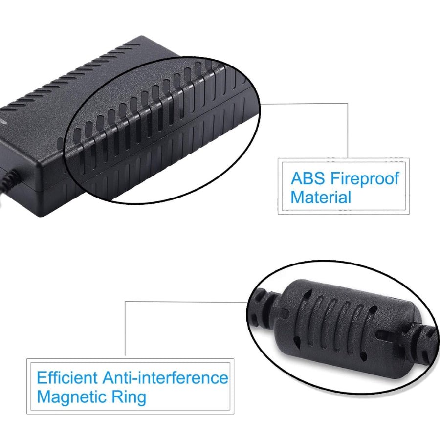 12V DC Power Adapter Supply 6A - AC 100-240V 50/60Hz to DC 12V 6A 72W Converter Transformer Charger, 5.5mm x 2.5mm Plug for LED Strips, CCTV, Router, LCD Monitor