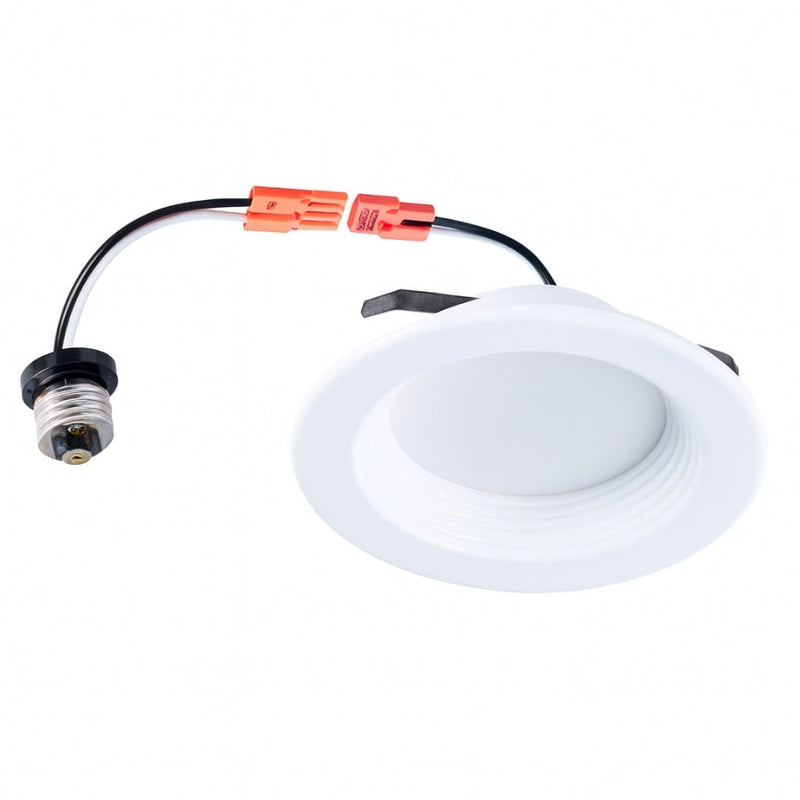 4" LED Recessed Retrofit Downlight, 10W (75W Equivalent), 650 Lumens, Dimmable, 90+ CRI, ETL & Energy Star Listed