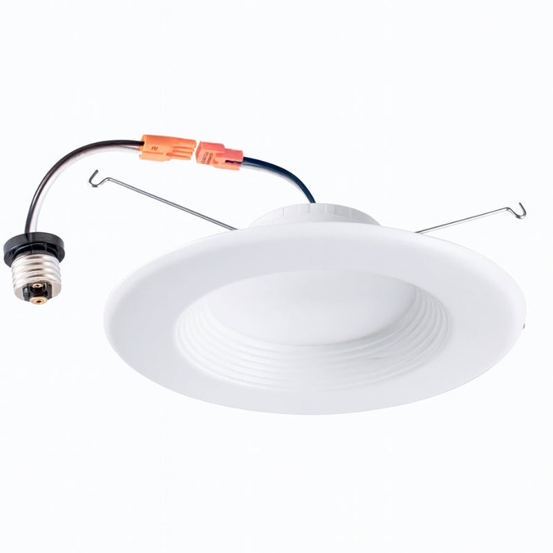 6" LED Retrofit Recessed Downlight, 15W (120W Equivalent), 1100 Lumens, 5CCT Selectable (2700K/3000K/3500K/4000K/5000K), Dimmable, ETL & Energy Star Listed