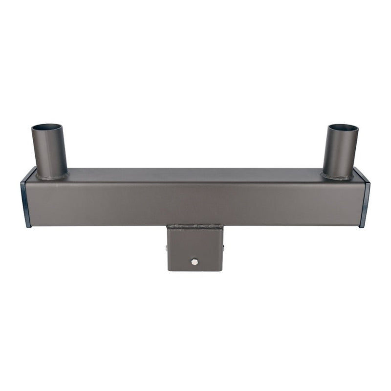 Light Fixture Mounting Bracket - Slip Fitter Tenon Adapter for 2 Lights 3/8 Inch, Street & Parking Lot Area Lights Bullhorn Mount