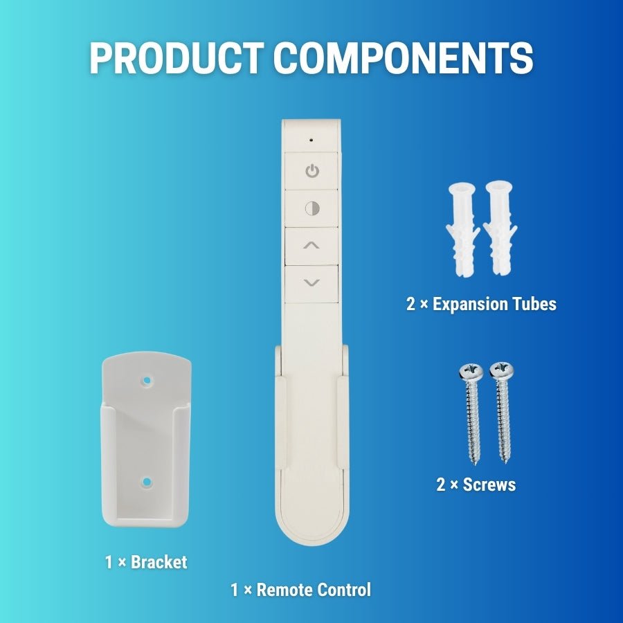 Remote RFBT12 - 2.4GHz RF Wireless Touch Remote with DIY Memory Keys - Supports Single Color & CCT - 30M Range, 2-in-1 Brightness & Color Temp Control, for LED Strip Lights
