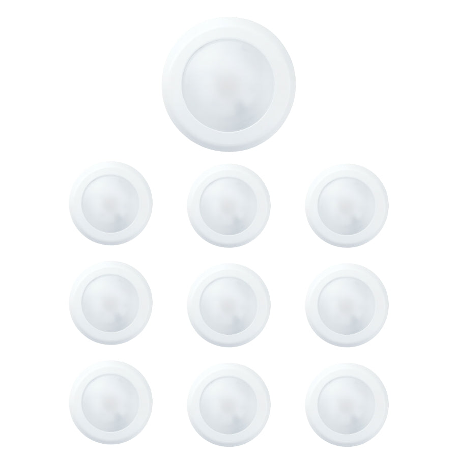 6" Flush Mount Retrofit Disk Downlight, 15W (120W Equivalent), 1200 Lumens, Dimmable, ETL & Energy Star Listed, 90+ CRI