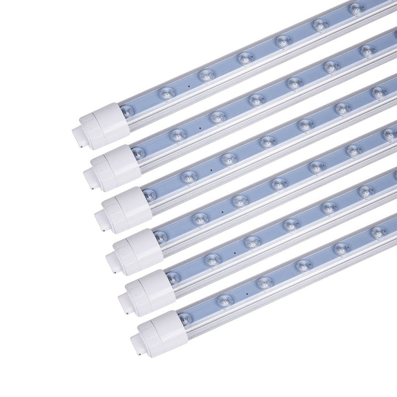 7ft LED Tube Lights, 48W T8 Double-Sided, 6500K Cool White, R17D Rotatable Base, Ballast Bypass, Waterproof Design – Perfect for LED Lights Advertising Signs