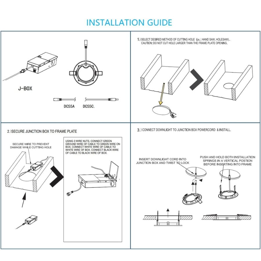 2 inch 5CCT LED Gimbal Led Recessed Light with Junction Box, 40deg Beam Angle and 30deg Tilted smoothly Eyeball Light, 120V Triac Dimmable, 2.7K/3K/3.5K/4K/5K, CRI>90, 750LM, 10W UL Listed