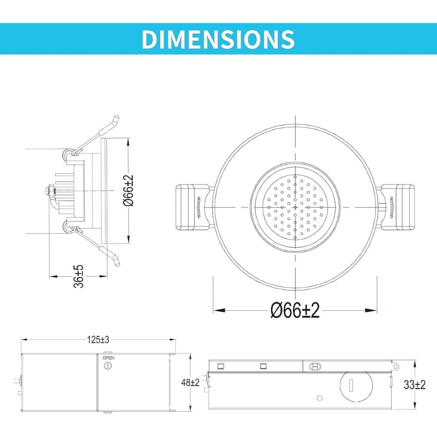 2 inch 5CCT LED Gimbal Led Recessed Light with Junction Box, 40deg Beam Angle and 30deg Tilted smoothly Eyeball Light, 120V Triac Dimmable, 2.7K/3K/3.5K/4K/5K, CRI>90, 750LM, 10W UL Listed