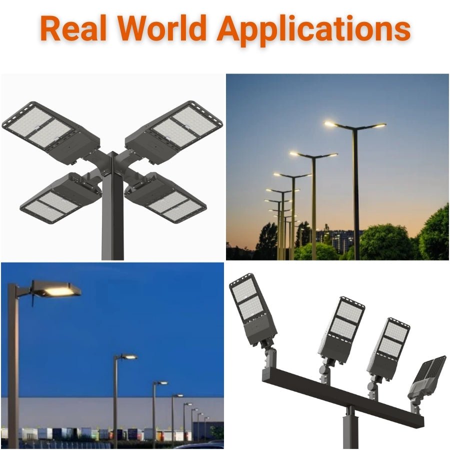 25 ft Steel Light Pole 4 Inch Square For Outdoor LED Area Lights