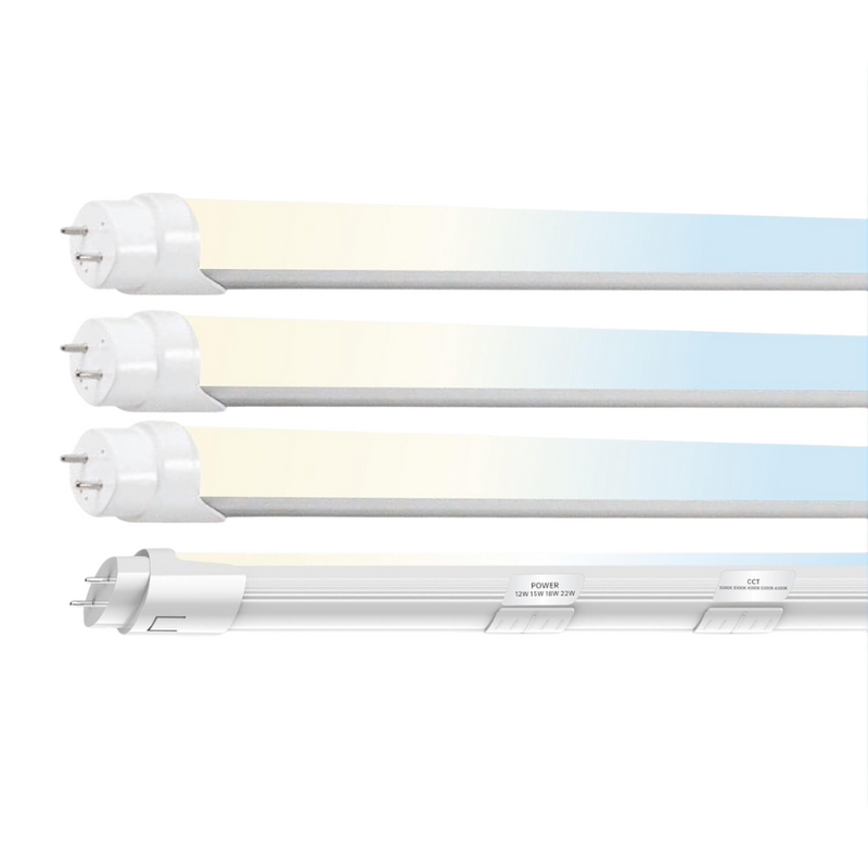 4FT T8 LED Tube Light, Type A+B, 12W/15W/18W/22W, 3000K |3500K| 4000K | 5000K | 6500K, Single And Double End Powered, Plug And Play Or Ballast Bypass, 2860 Lumens, F32T8, 120-277V, Frosted Cover, Pack Optional With Better Price.