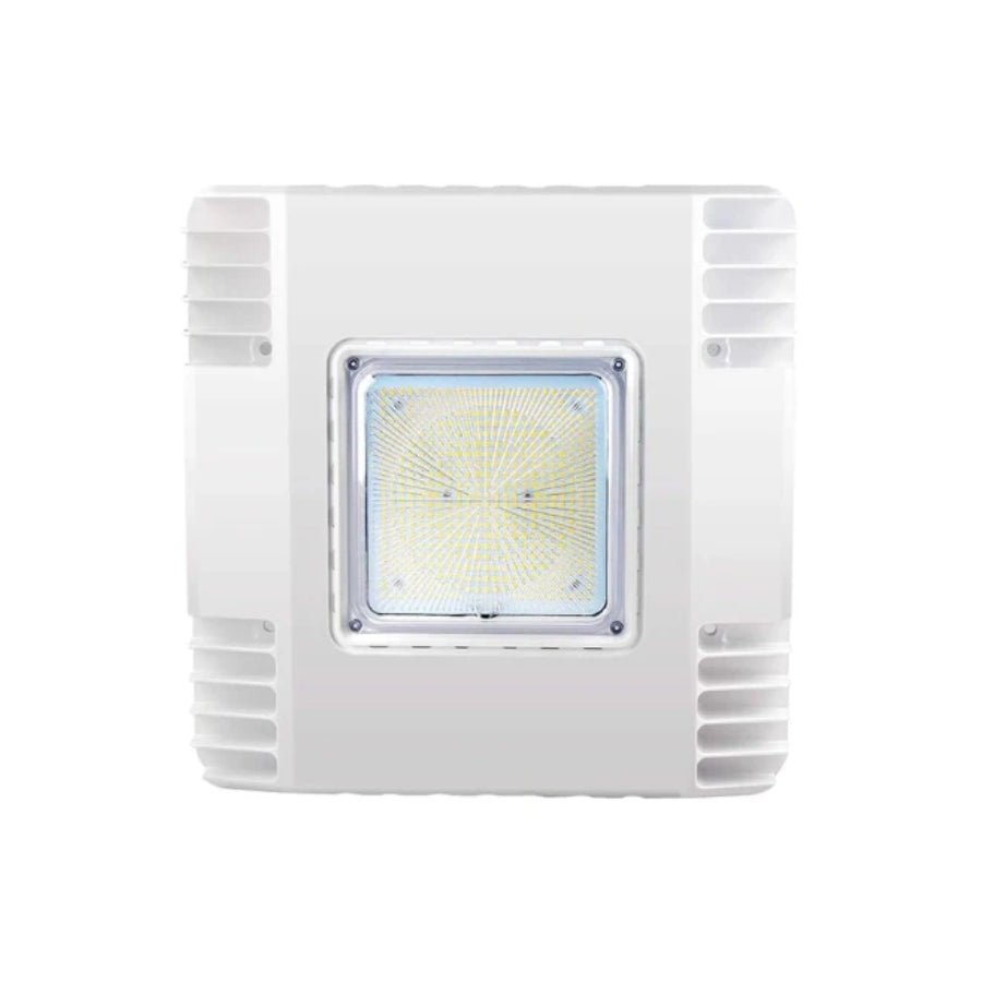 150W LED Canopy Lights for Gas Station, Ultra Bright 19500lm, 5700K Outdoor Ceiling Light, Recessed Surface Mount, IP65 Waterproof, UL/DLC Listed, 100-277V Commercial Garage Lighting