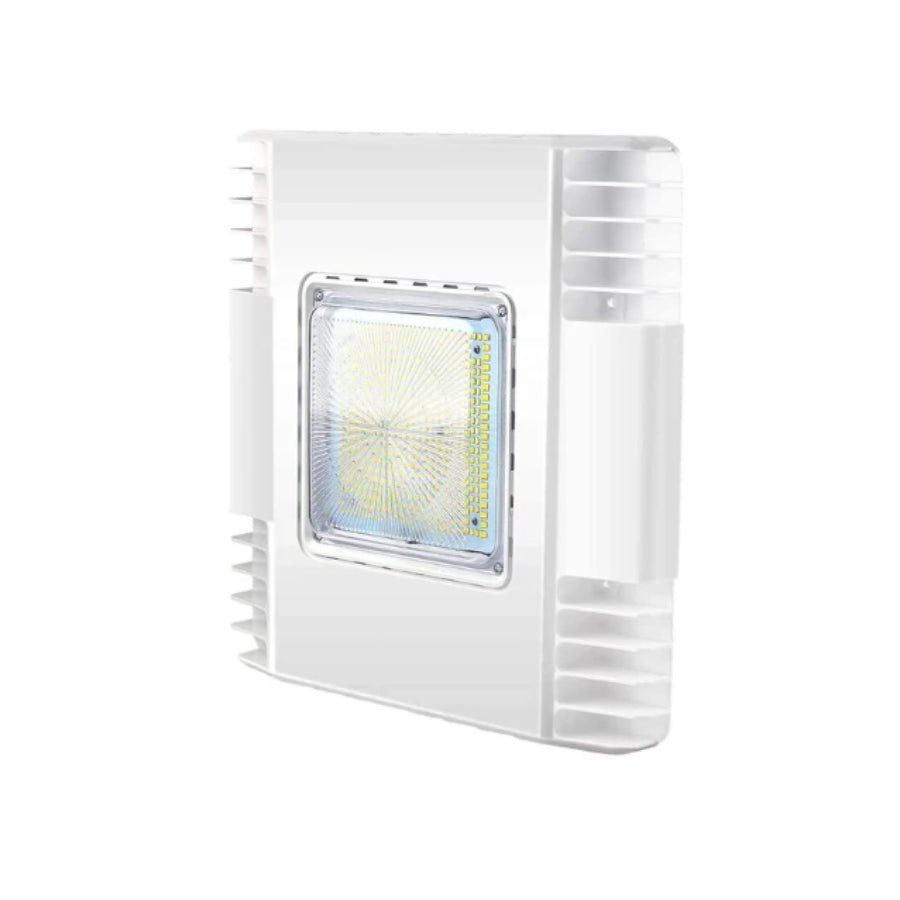 150W LED Canopy Lights for Gas Station, Ultra Bright 19500lm, 5700K Outdoor Ceiling Light, Recessed Surface Mount, IP65 Waterproof, UL/DLC Listed, 100-277V Commercial Garage Lighting