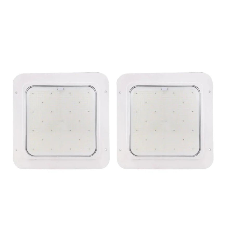 200W LED Canopy Light, 28000 Lumens, 5700K Cool White, 600–850W HPS/HID Replacement, 140 LM/W, Waterproof & Outdoor Rated Fixture, DLC & UL Listed – Ideal for Gas Stations, Streets, Area & Outdoor Lighting