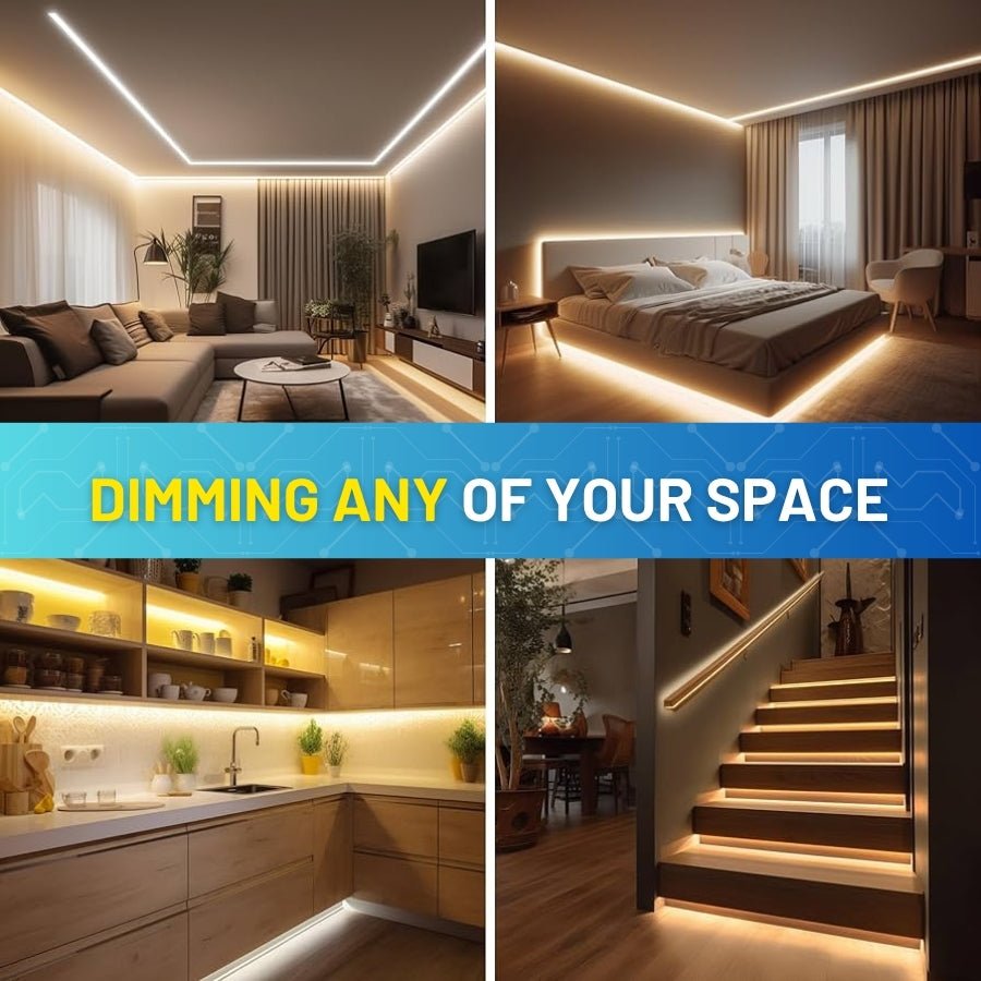 96W 24V Dimmable LED Driver - UL Listed Class 2 Power Supply, 120V AC to 24V DC Transformer, Triac/ELV Dimmable, Short Circuit & Overload Protection, for LED Strip Lights, Low Voltage Lighting