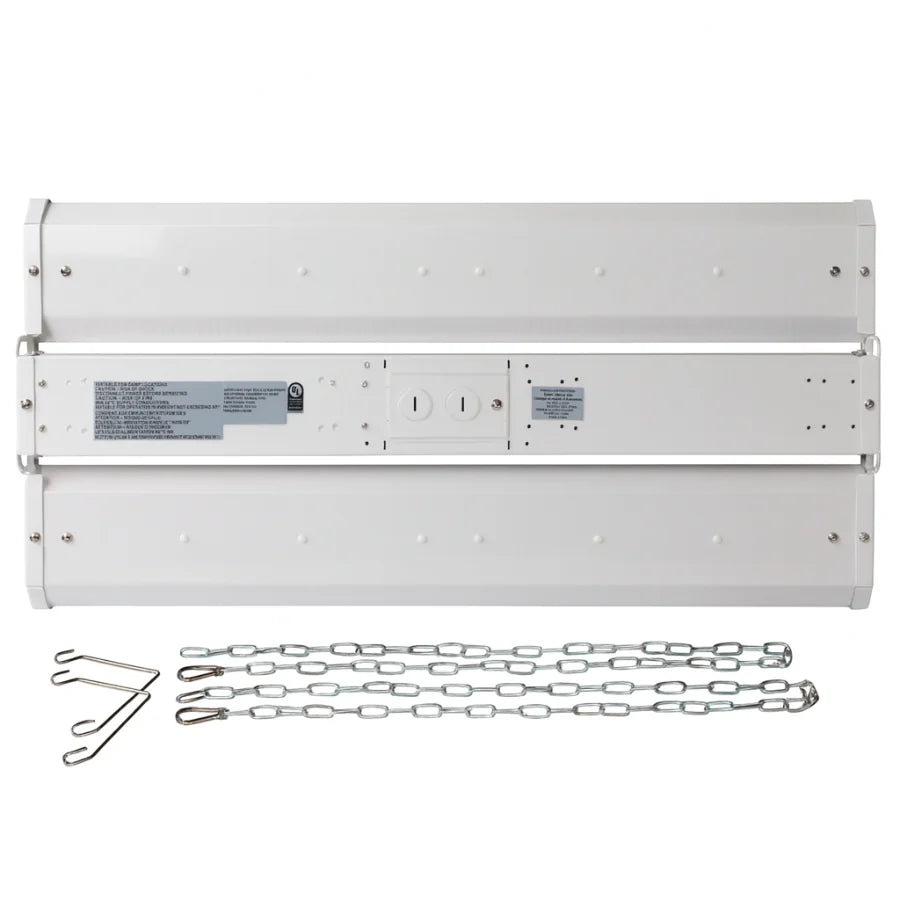 295W LED Linear High Bay Light – 41,300 Lumens, 5000K Cool White, 140 lm/W, Replaces 1000W Metal Halide, 0-10V Dimmable, UL & DLC 5.1 Premium, IP20 Indoor, 2FT Warehouse & Industrial Lighting