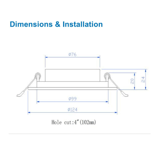 4 Inch LED Gimbal Recessed Lighting, Slim Smart Wi-Fi RGBW (2700K-6500K), 9W Dimmable with Junction Box, Alexa & Google Compatible, ETL Listed - 4 Pack