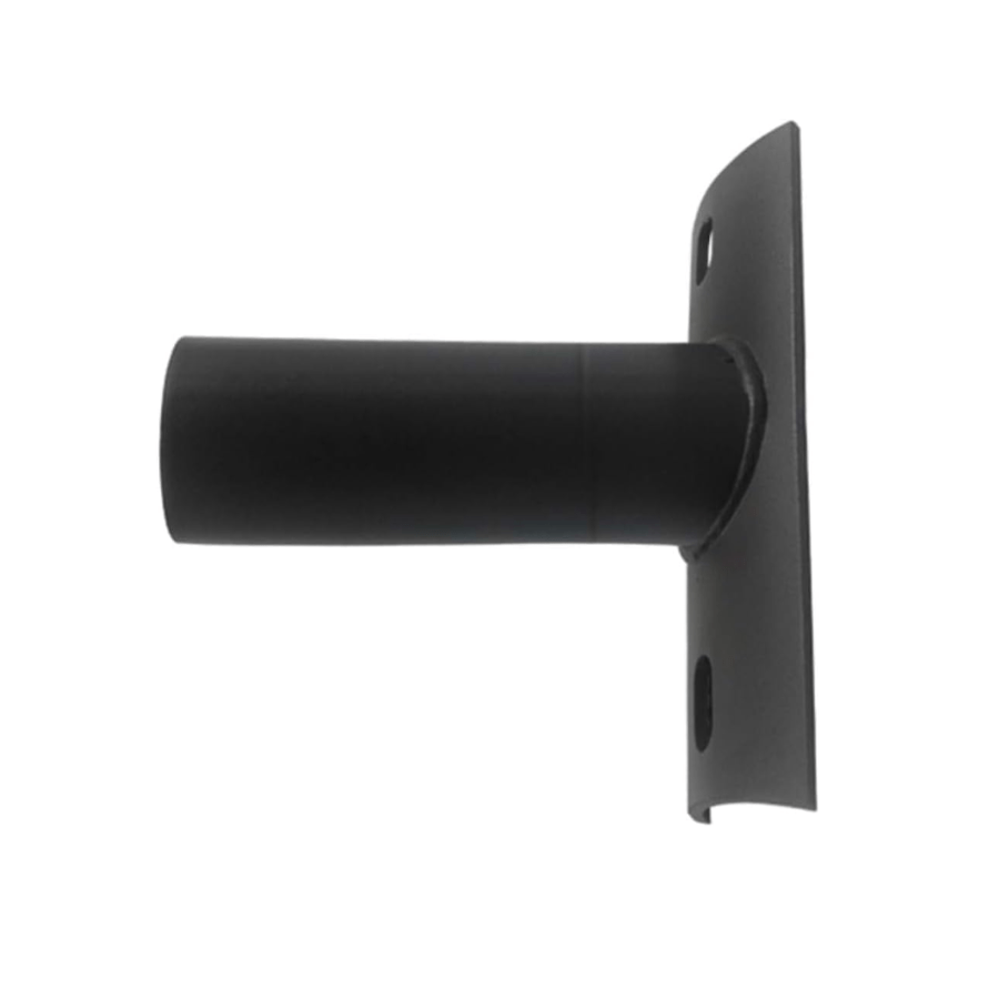 Tenon Adapter for 2-3/8″ Slip Fitter Shoebox LED Street Light, Side Tenon for Round Pole 2-3/8″ Outer Diameter, Single Spoke Mount Light Pole Brackets, Bronze Steel