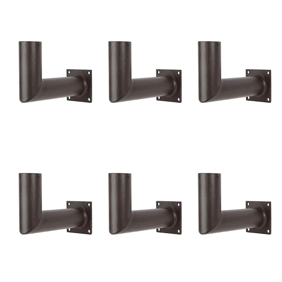 Wall Mount Bracket, 90 Degree L Shape Bracket for Slip Fit Lights (2 3/8-inch), Adjustable Angle Right Angle Tenon Adapter for Wall Installation