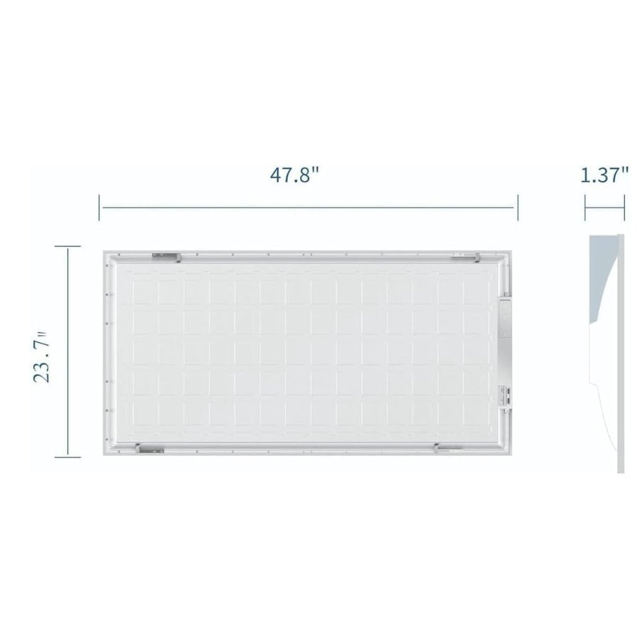 2x4 FT LED Light Flat Panel, 78W High Brightness 9750lumens 6500K, Dimmable (0-10V) Recessed Drop Ceiling Lights, Lay in Fixture for Office Shop Commercial Warehouse Fixture, 120-277V, ETL