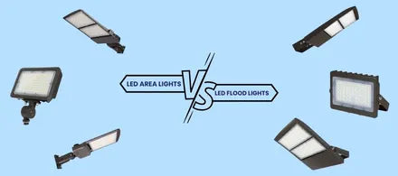 LED Flood Lights vs LED Area light