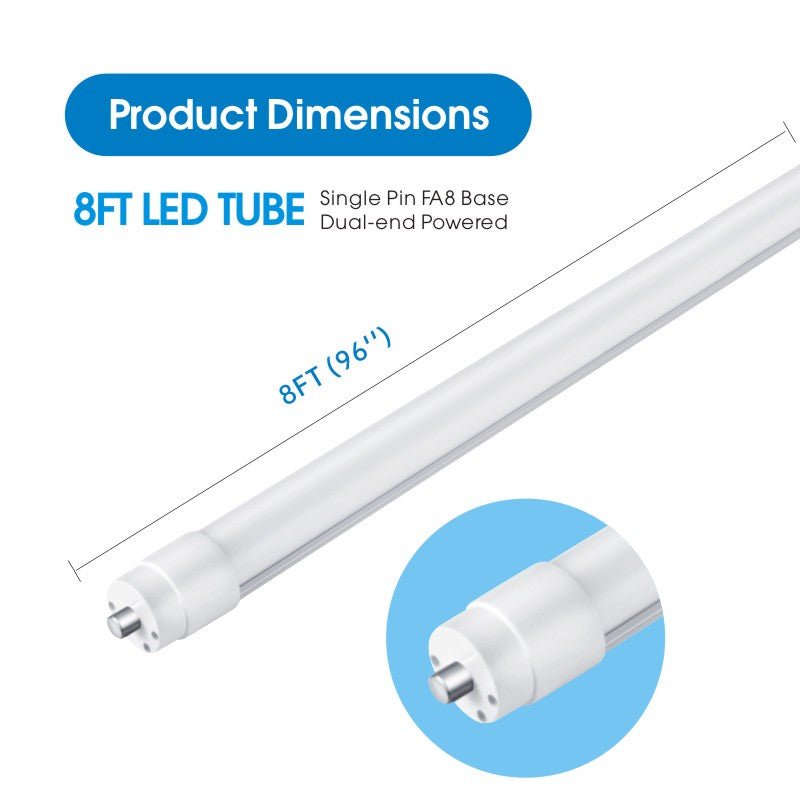 Led V Shape 8FT T8 LED V-Shaped Tube Lights | PatelLED – Patel LED