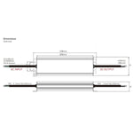 300W 12V LED Driver Power Supply - UL Listed Waterproof IP67 LED Light Transformer, AC 100-130V to DC 12V Low Voltage Adapter for Outdoor Use