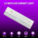 12 Inch Under Cabinet LED Lights, 5W, 3CCT 3000K/4000K/5000K, 400 Lumens, Hardwired, On/Off Switch, CRI 80+, ETL Certified – Perfect For Kitchen, Vanity Mirror, Tiny Home, Makeup Station, Bookshelf, Display Cabinet, And Home Office