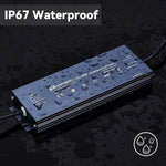 12V LED Driver Power Supply 100W - Waterproof IP67 Outdoor Transformer with Plug, AC 100-264V to DC 12V 8.3A Constant Voltage for LED Strip Lights and Outdoor Lighting