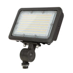 LED Flood Light – Knuckle Mount, Selectable Wattage (30W/40W/50W) & CCT (3000K/4000K/5000K), 7,250 lm, 200W MH Equivalent, IP65 Waterproof, Integrated Photocell, UL/DLC Certified, Dimmable 0-10V, 50,000 Hrs, 5-Year Warranty