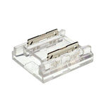 PCB-to-PCB 2-Pin Solderless Connectors for 10mm Single Color LED Strip Lights - CE Certified, IP20, 4A Rated, Easy Snap-On, Seamless End-to-End Connection