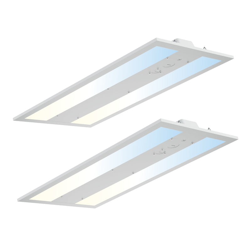 LED Linear High Bay Shop Light 2FT, 165W 23925LM 145LM/W, 4000K/5000K/5700K, 0-10V Dimmable, 100-277V, Hanging Light for Warehouse, ETL Listed, 2 Pack