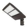 300W LED Parking Lot Light, Metal Halide Equivalent, 40,500 Lumens, 5700K Cool White, Type III-M Distribution, Dimmable 1-10V, IP65 Waterproof, Bronze Housing, Optional Photocell, DLC 5.1 Premium, 120-277V, 5-Year Warranty