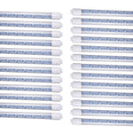 10ft LED Tube Lights, 55W T8 Double-Sided, 6500K Cool White, R17D Rotatable Base, Waterproof Design, Ballast Bypass – Ideal for Bus Stops, Shopping Marts, and Hotels