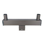 Light Fixture Mounting Bracket - Slip Fitter Tenon Adapter for 2 Lights 3/8 Inch, Street & Parking Lot Area Lights Bullhorn Mount