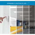 2x2 LED Flat Panel Light, 20W-40W Selectable, 5CCT 3000K-6500K, Dimmable Drop Ceiling Lights, 2500-5000 Lumens, ETL DLC Listed