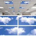 2x2 LED Sky Ceiling Panels – 40W Dimmable Flat Panel Light, 6500K, 5000LM, ETL Listed for Office Drop Ceiling Lights