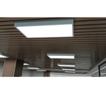 2x2 LED Panel Light Surface Mount – 6 Pack, Aluminum 2x2FT Ceiling Frame Kit with Screws, Easy Install, Durable White Frame for Flat Panel Lights