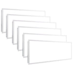 2x4 FT LED Light Flat Panel, 78W High Brightness 9750lumens 6500K, Dimmable (0-10V) Recessed Drop Ceiling Lights, Lay in Fixture for Office Shop Commercial Warehouse Fixture, 120-277V, ETL