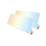 2x4 LED Flat Panel Light with Emergency Battery Backup, 50W 3000K/4000K/5000K, 0-10V Dimmable, 6500 Lumens, LED Drop Ceiling Lights, 100-277V, UL Listed, Ultra Thin Back-Lit