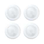 6" Flush Mount Retrofit Disk Downlight, 15W (120W Equivalent), 1200 Lumens, Dimmable, ETL & Energy Star Listed, 90+ CRI