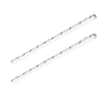 8FT LED Vapor Tight Light Fixtures 120W/110W/100W/90W Adjustable, 3K/3.5K/4K/5K/6.5K 5CCT Selectable, Dimmable IP65 Vapor Proof Lighting For Shop Light For Parking Carport Car Wash,ETL Listed