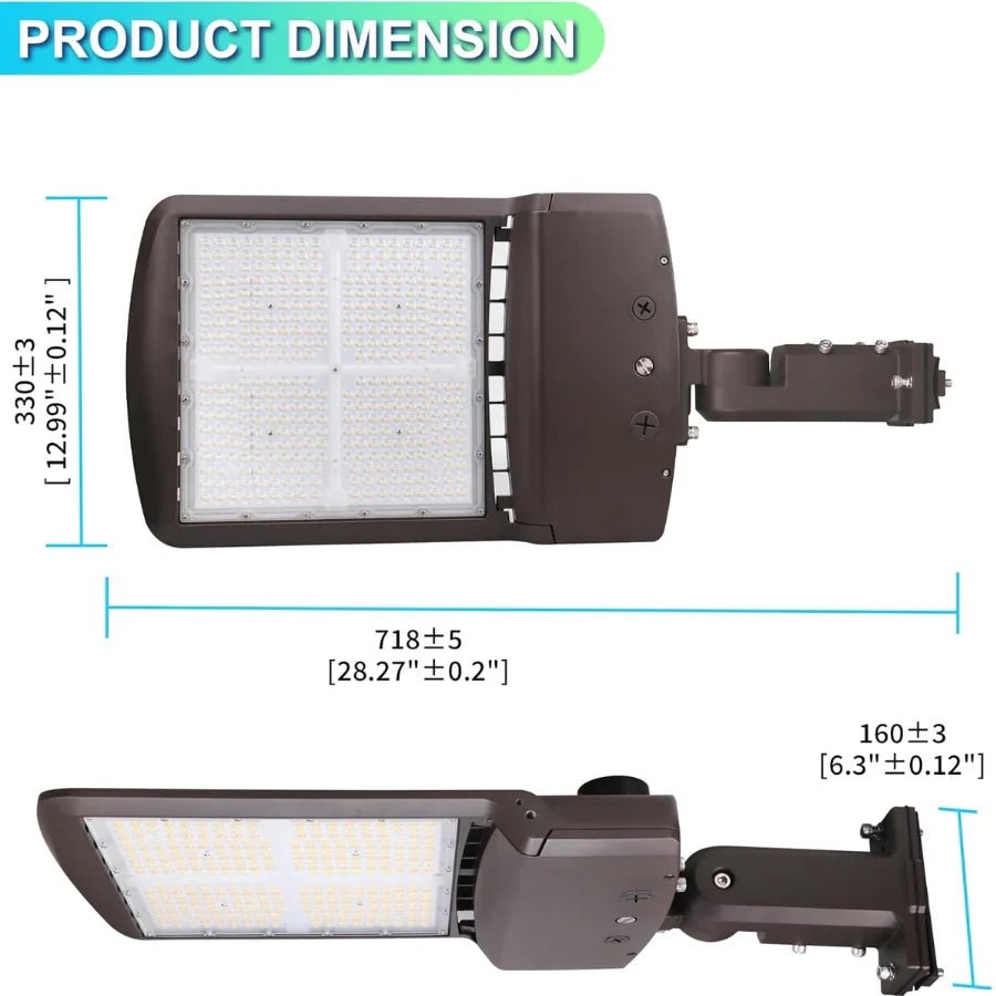 200W–300W LED Area Light for Parking Lots | PatelLED – Patel LED