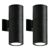 LED Up Down Outdoor Wall Light, 36W x 2, 3CCT 3000K/4000K/6000K Selectable, IP65 Waterproof, Exterior Wall Sconce, 120–277V Wide Voltage, Die-Cast Aluminum, 30° Beam Angle, Anti-Glare, Easy Installation