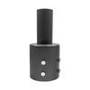 LED Parking Lot Lights, LED Shoebox, Area Lights - Light Pole Adapter for 3-Inch Round Pole, Top Pole Tenon with 2 3/8