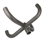 90 Degrees Bullhorn Tenon with 4 Arms Adapter 4 Light fixtures with 2 3/8inch Round Pole, Slip Fitter, Brown Color, Mouting Bracket LED Parking lot Lights, Outdoor LED Shoebox Pole Lights