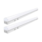 4FT LED Linear Strip Light - Wattage Adjustable 30W/40W/50W, Color Tunable 3500K/4000K/5000K, Dimmable, Commercial Lighting, Ceiling Light Fixture