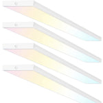4FT LED Fixture – 20W–75W Adjustable Wattage, 3000K–6500K CCT, 100–277V