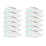 Troffer Lights – 2x2 LED Panel Light, Center Basket 20/25/30/35/40W, 5CCT Dimmable Drop Ceiling Fixture, 100-277V, DLC Premium Rated