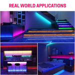 6.6FT/2M, LED Aluminum Channel with Milky Diffuser, Trimless Recessed Drywall Aluminum Channel Diffuser Profile for Strip Light on Wall and Ceiling