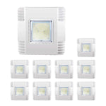 150W LED Canopy Lights for Gas Station, Ultra Bright 19500lm, 5700K Outdoor Ceiling Light, Recessed Surface Mount, IP65 Waterproof, UL/DLC Listed, 100-277V Commercial Garage Lighting