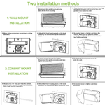 LED Wall Pack Light, 120W, 15,600 Lumens, 5700K Daylight, Replaces 400W MH, Photocell Optional, IP65 Rated, DLC Listed, Commercial Outdoor Lighting, 100-277V, 5-Year Warranty