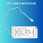 96W 24V Dimmable LED Driver - UL Listed Class 2 Power Supply, 120V AC to 24V DC Transformer, Triac/ELV Dimmable, Short Circuit & Overload Protection, for LED Strip Lights, Low Voltage Lighting